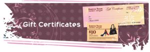 gift certificates